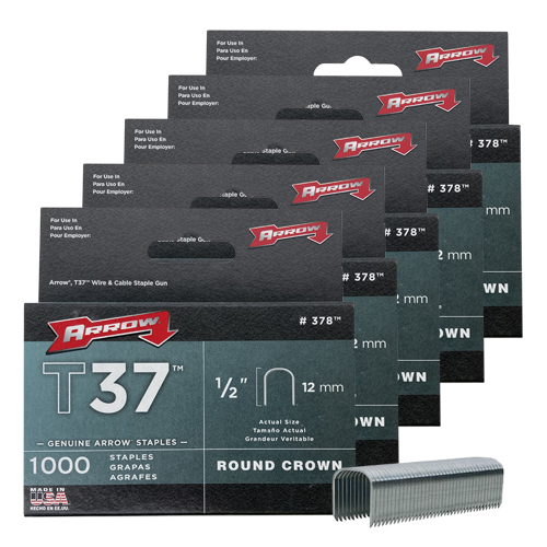 Combi-deal: T37 cable staples with free cable tacker Combi-deal: T37 cable staples with free cable tacker