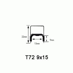 T72 Kabelniet - 8,7 x 15 mm