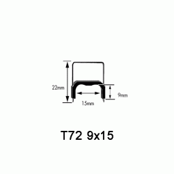T72 Cable Clamp - 8,7 x 15 mm