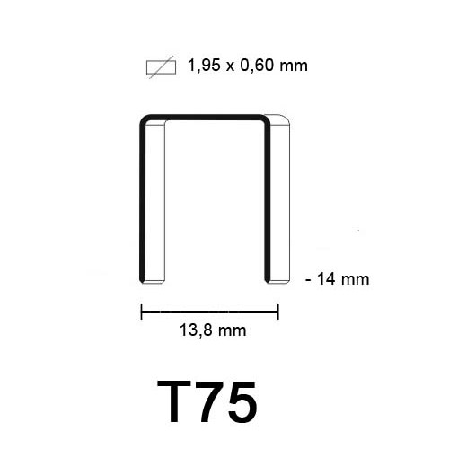 Arrow T75 Cable Clamp 14 mm Arrow T75 Cable Clamp 14 mm