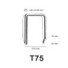 Arrow T75 Cable Clamp 14 mm Arrow T75 Cable Clamp 14 mm