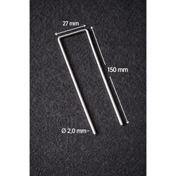 TerraFIXX Gardenstaples, Gegalvaniseerd - 100 st