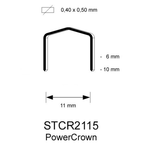 STCR2115 Niet, diverse lengtes