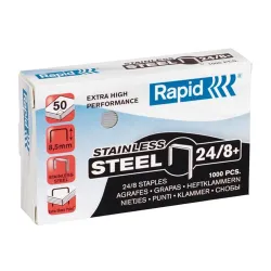 24 Staple SS, RVS, 08 mm