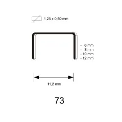 73 Niet, diverse lengtes 73 Niet, diverse lengtes