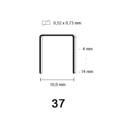 37 Niet, gegalvaniseerd 37 Niet, gegalvaniseerd